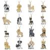 Rhinestone Beagle Pendant Shiba Inu Dog Necklace Jewelry Gift Pet Puppy Necklace  Dog Lovers