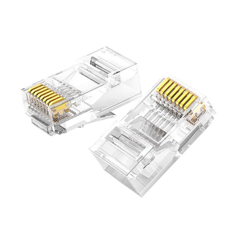 Wtyczka Rj45 Ugreen Nw120, Ethernet, 8P/8C, Cat.6/6E, Utp (100Szt.)