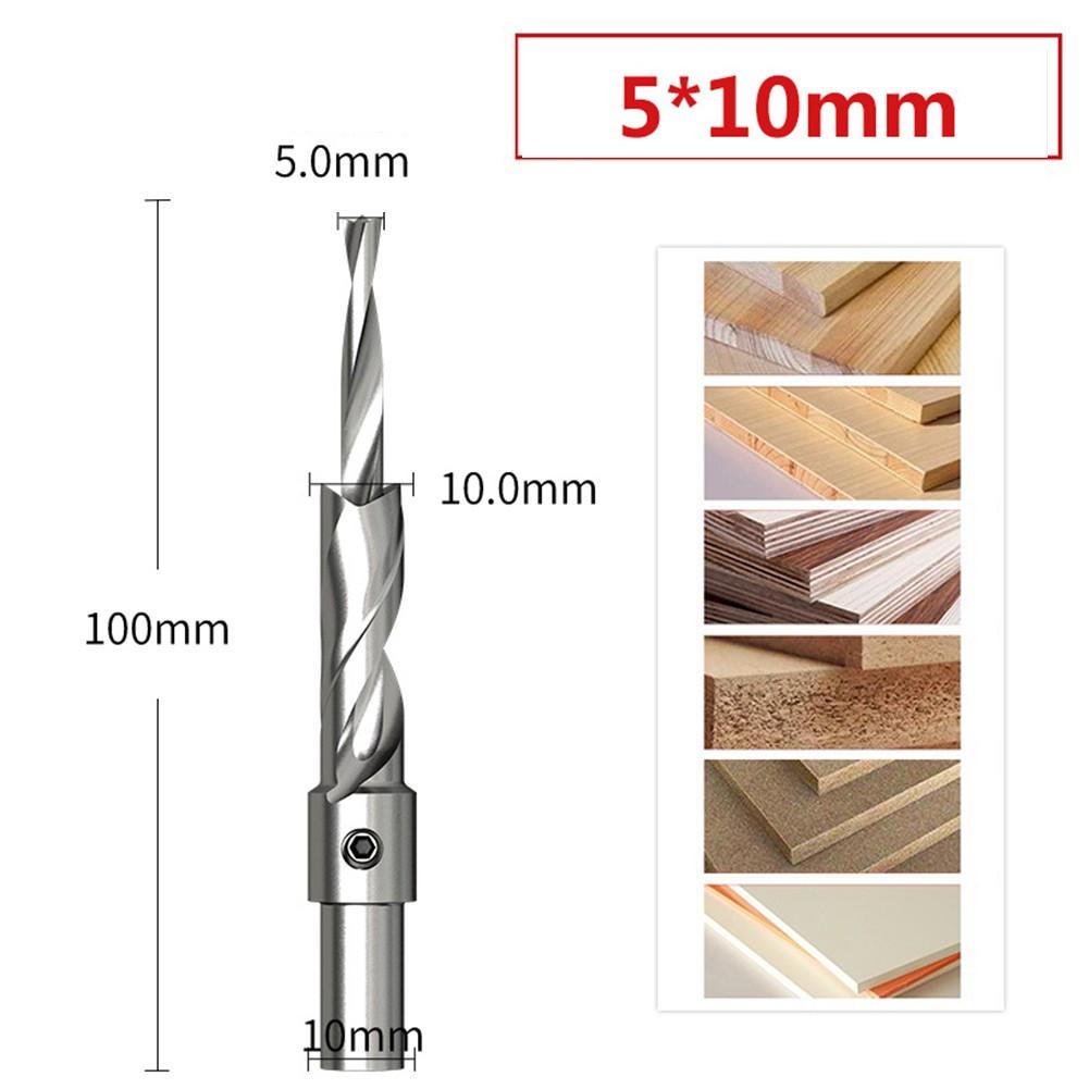 Professional Woodworking Tool Double Hole Opener Countersink Drill Bit