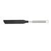 Black Pancake Spatula 35x2x2cm Steel Crepe For Turner for Crepe Maker and Non Frying Pan Dishwasher Safe Rustproof