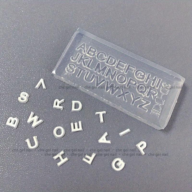

1шт 3D силиконовая форма для резьбы по ногтям английские буквы форма для штамповки дизайн гелевые трафареты DIY маникюрные аксессуары инструменты мульти-дизайн