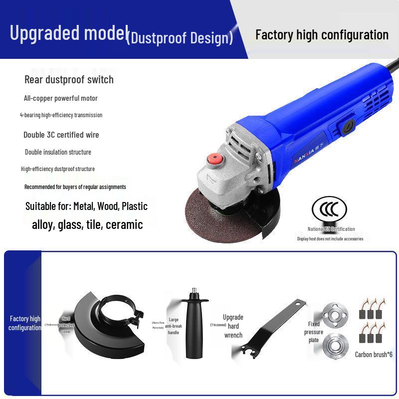 Compact Multifunctional Angle Grinder & Polisher