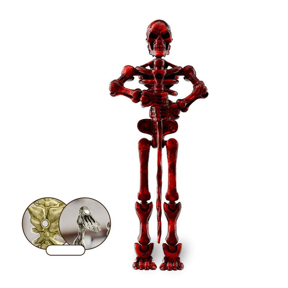 Mini Medieval Skeleton Figurines Small Halloween Skeleton For Home Table Decor Party Outdoor Graveyard Haunted House Accessories
