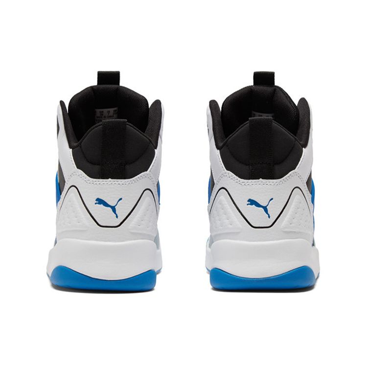 Puma Sneakers Μπάσκετ Δερμάτινα Ρετρό Ψηλά Unisex Sneakers Λευκά Μπλε Μαύρα 374139-10