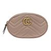 GG Marmont Quilted Leather Vacation Bag Fanny Pack Womens Nude Pink