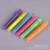 Fluorescent Pen with Iron Hook & Colored Note Highlighter Set