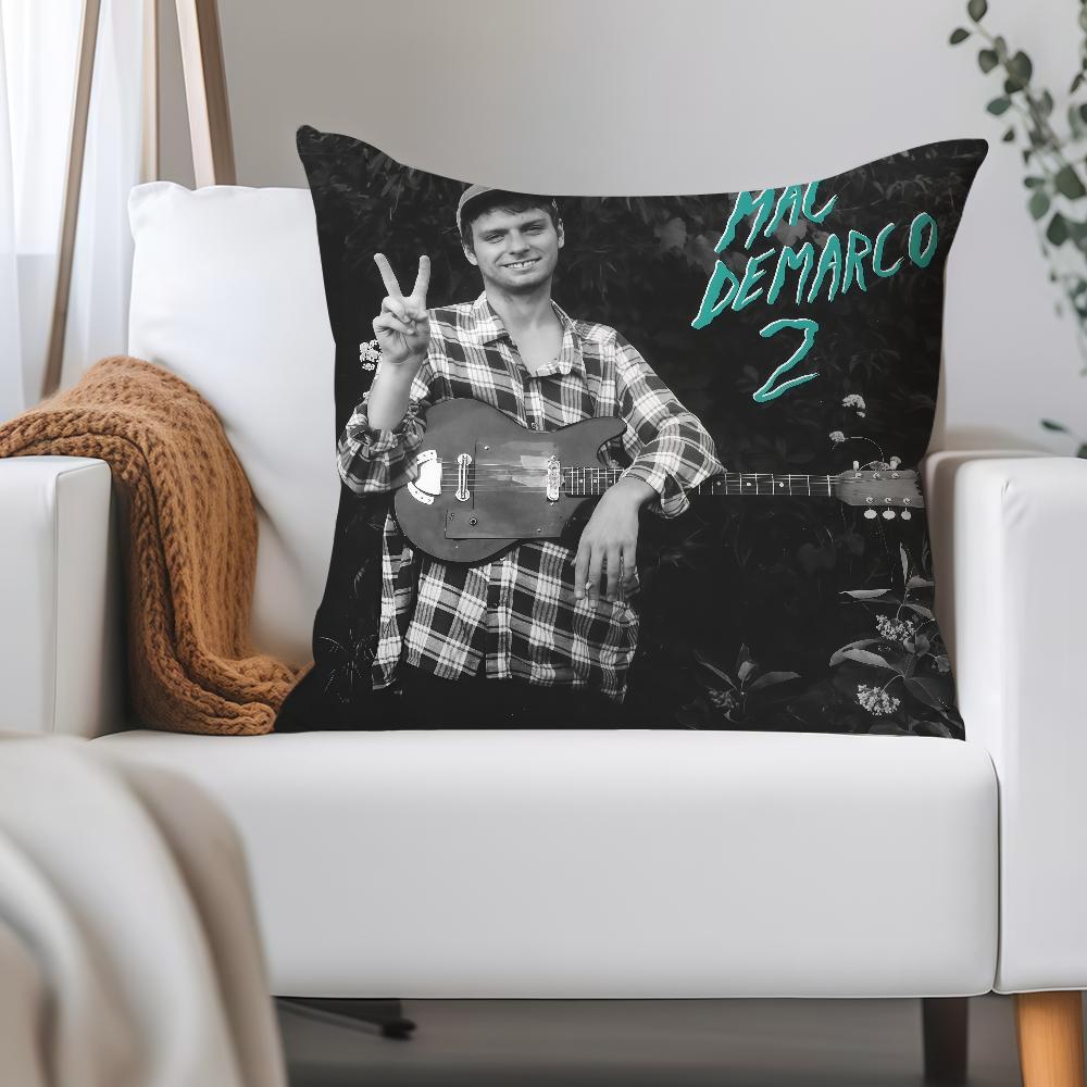 Pop Rock Singer M-mac D-demarco Pillow Case Applicable Space For Guest Rooms Interiors Cars Office House Decoration