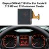 Dashboard LCD Display For Fiat Panda III 312 319 519 Instrument Cluster COG-VLIT1610 Replacement Auto Part