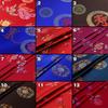 100*90cm Rayon Brocade Fabric For Sew Chinese Red Tang Suit Cheongsam Sheet Dress Costume Silk Like Damask Jacquard Satin Fabric
