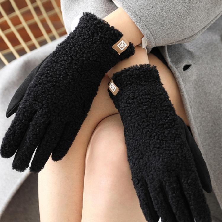 Women Cold Weather Gloves Fleeces Lined Thermals Insulation Gloves For Cycling Driving Winter Outdoor Activiy