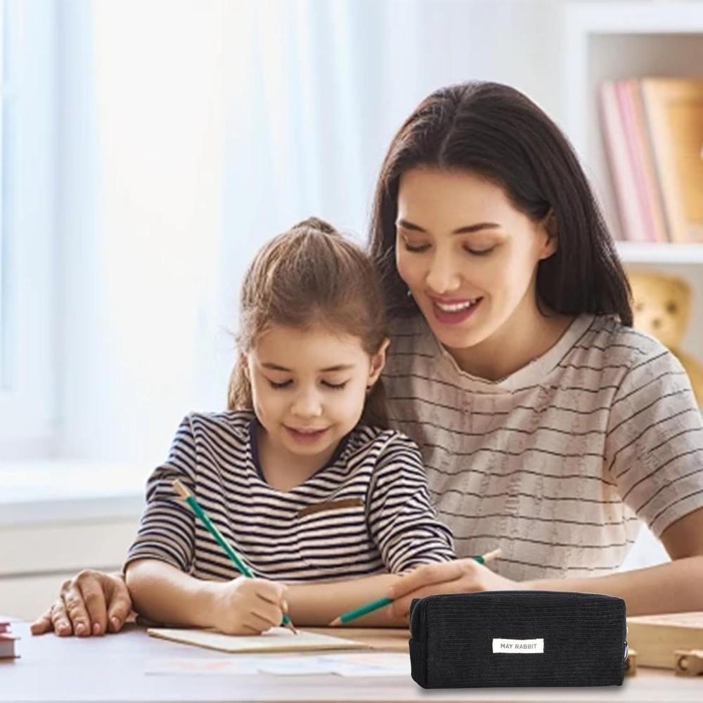 Multifunctional Pen Bag Large Capacity Makeup Bag Portable Stationery Organizer  Student