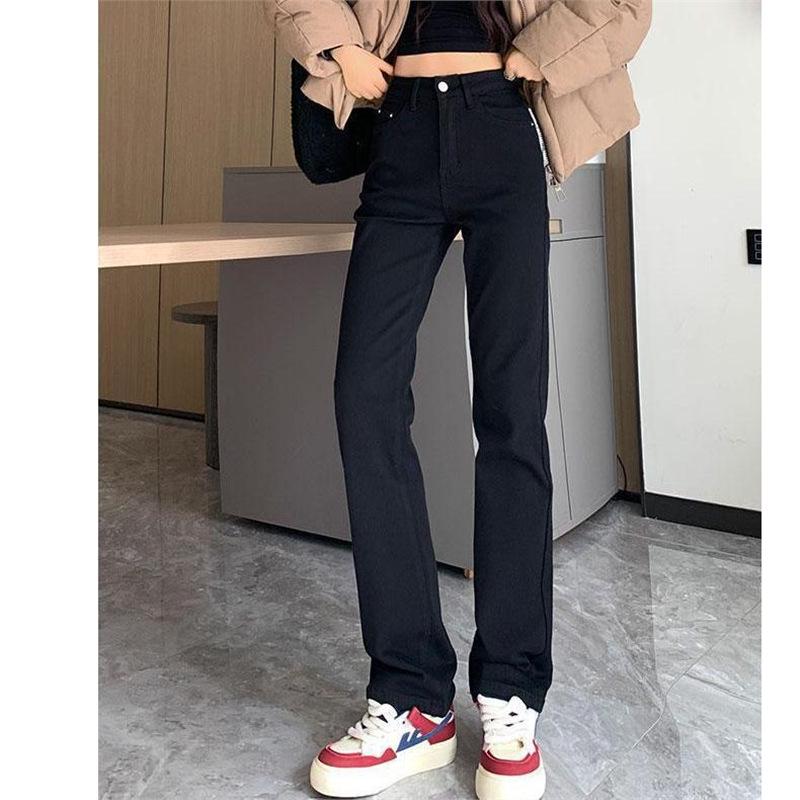 Women s High-Waisted White Wide-Leg Jeans, Summer 2025 Style, Slimming with Good Drape 2XL