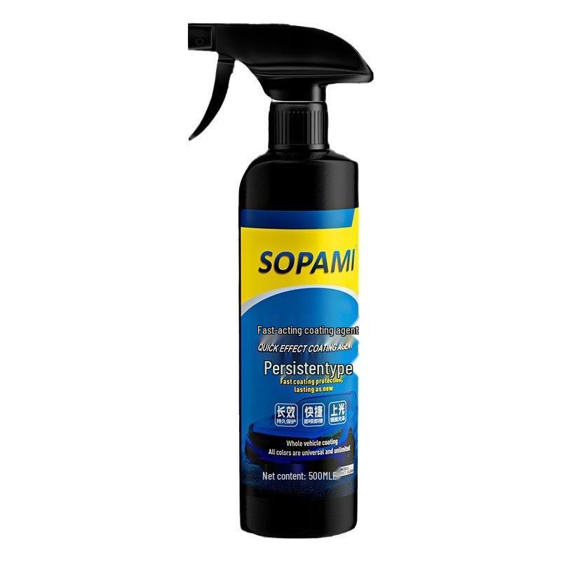 

Sopami Nano Crystal Car Paint Coating Spray - Quick Polishing & Waxing Solution
