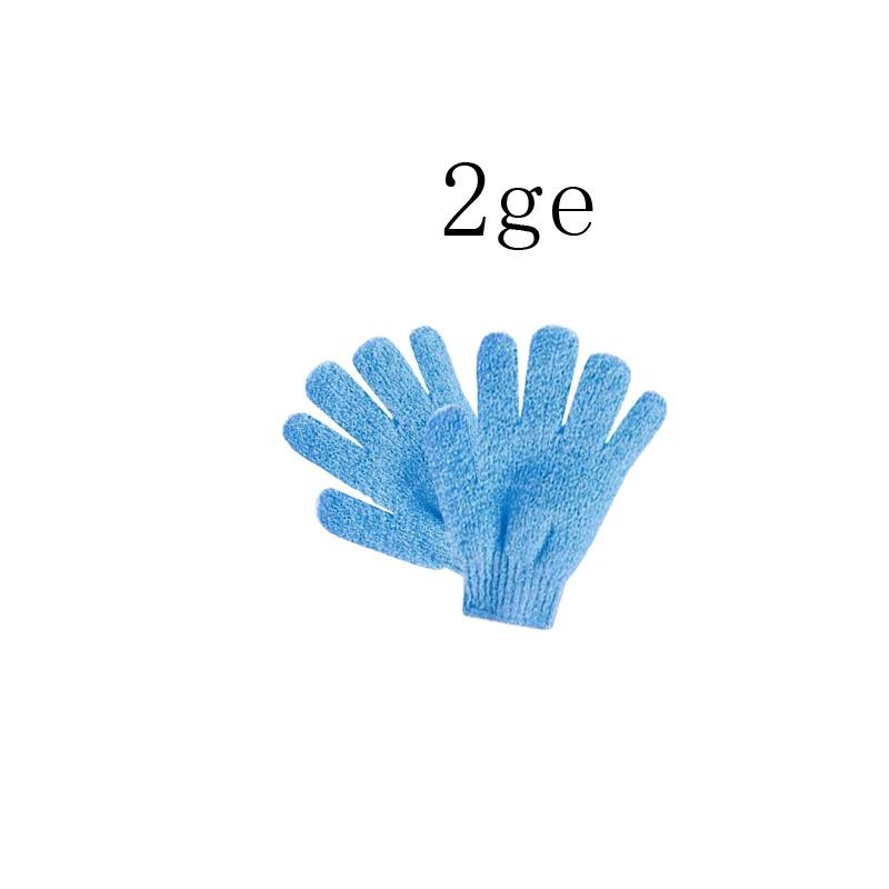 1-4pair Five Fingers Bath Gloves Household Shower Scrub Body Wash Children Home Supply Elastic Wipe Back Bathing Cleaning Gloves