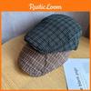 Retro Cotton Beret Cap With Sunshade And Ventilation For Ladies Casual Wear