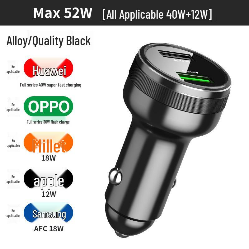 66W Super PD Fast Car Charger for Huawei, Apple, and Oppo