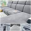 Jacquard Sofa Cover Adjustable Removable Sofa Seat Cushion Cover Polar Fleece Stretch Washable L Shape Corner Sofa Slipcovers
