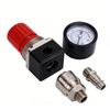 Comutator de Presiune pentru Compresor de Aer, Valve de Control 4 Căi, 175PSI, Comutator de Presiune pentru Compresor de Aer cu Manometru