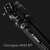 Velbon Carmagne N643 MT AZ Medium Carbon Fiber 4 Leg with Compatible Ball Head Carbon Fiber Black Tripod, Sections, Diameter Approx. 29mm,