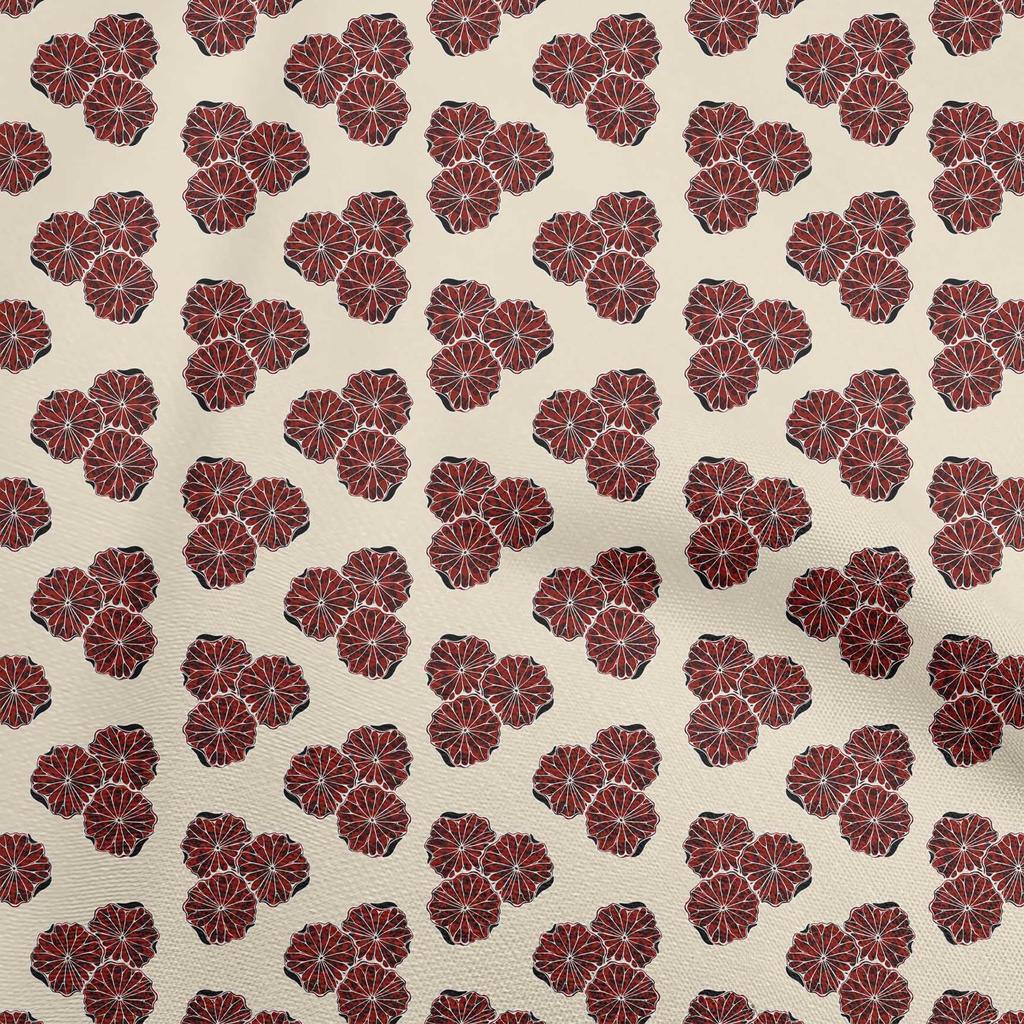 oneOone Cotton Flex Beige Fabric Asian Block Sewing Craft Projects Fabric Prints by Yard 40 Inch
