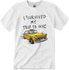 Ich habe meinen Trip nach NYC überlebt T-Shirt Lustiges Ich habe meinen Trip nach New York überlebt Shirt Unisex Lässiges Kurzarm Grafik-T-Shirt
