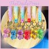 Transparent Resin Cute Unicorn Keychain Adorable Cartoons For Gifts And Bags