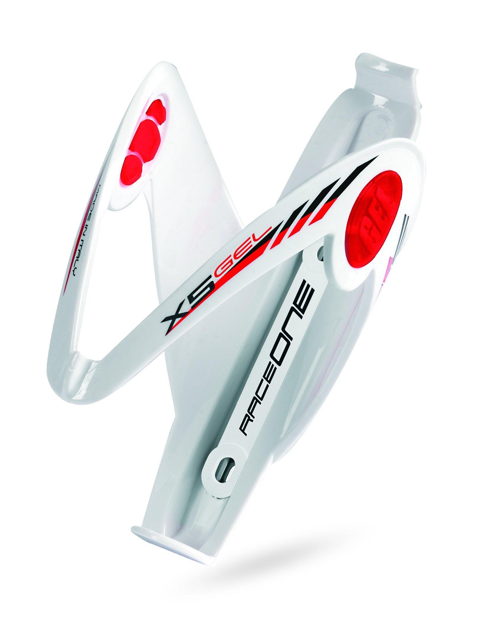 

UNICO Raceone X5 Виброустойчивый гелевый держатель для бутылки, цвет белый/красный белый