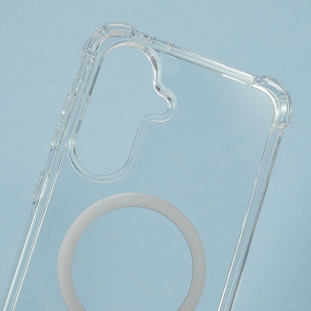 For Samsung Galaxy A36 5G Clear Phone Case Compatible with MagSafe 1.5mm Shockproof Back Cover