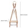 Handmade Macrames Wall Hanging Shelves Decorative Storage Rack for Plant Books and Vases Household Organization