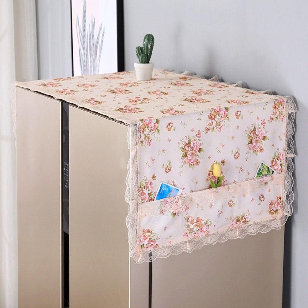 with Storage Pocket Refrigerator Dust Cover 70x170cm Protective Cover Multi-purpose Cover