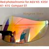 Helmet Visor for AGV K5 K5S K3SV K1 K1S Compact ST Motorcycle Helmet Lens Wind Shield Sunscreen Visera Parts Motocross RacingSpeed Sensors 6