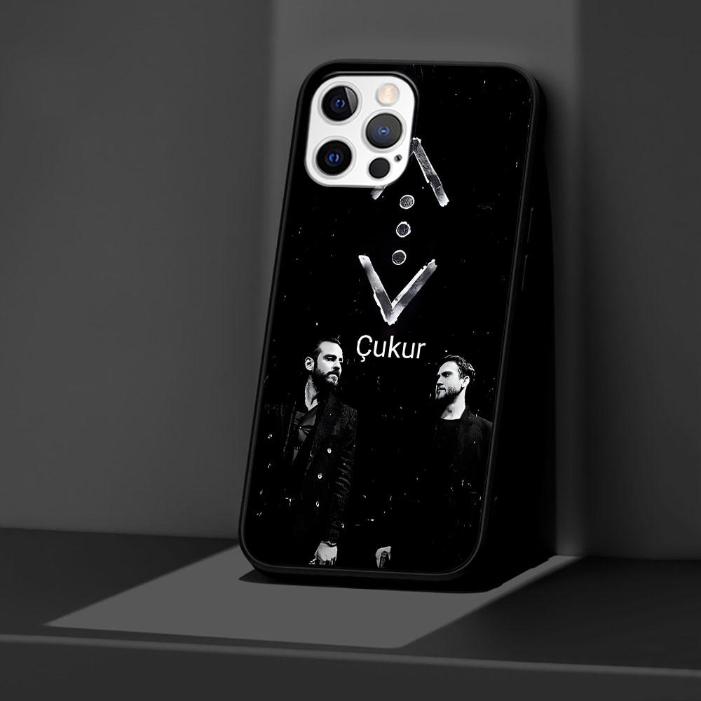 Serie TV Turca Cukur Custodia per Apple iPhone 11 14 13 Mini 15 Plus X XS 12 Pro Max XR Silicone Nero Morbida Copertura per Telefono