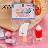 Elastic Stress Toy Cartoon Stationery Squeeze with Bell Ball Chain Relief Anxiety ReliefStress Slow Rising Kitchenware Sensory Fidget Decompression