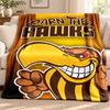 Manta dos Hawthorn Hawks Manta de Flanela Macia Aconchegante Plush Throw para Sofá Cama Leve Decoração de Casa Acampamento ao Ar Livre