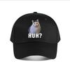 Huh Cat Meme Graphic Outdoor Activities Baseball Cap Sunhat Unisex Snapback Cap Womens