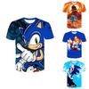 Stylish Sonic The Hedgehog Kids T-shirt With Colorful Cartoon Design For Boys And Girls