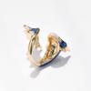 Unicorn Starry Sky Blue Dragon Dark Ring Men's and Women's Personality Niche Opening High-end Adjustment Ring Index Finger