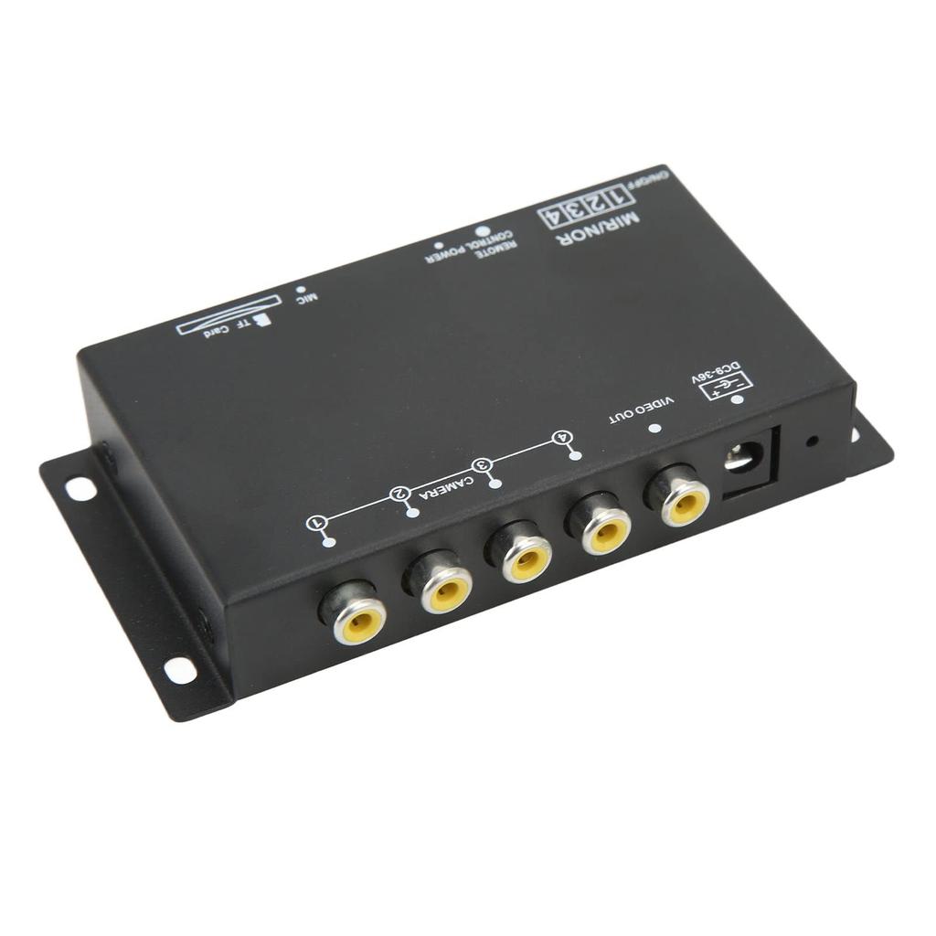 Mini MDVR, Digitaler Video-Rekorder für das Auto, 4-Kanal, 720P, DC9-36V, Universeller Mini-MDVR für Wohnmobile, Lieferwagen und Lkw