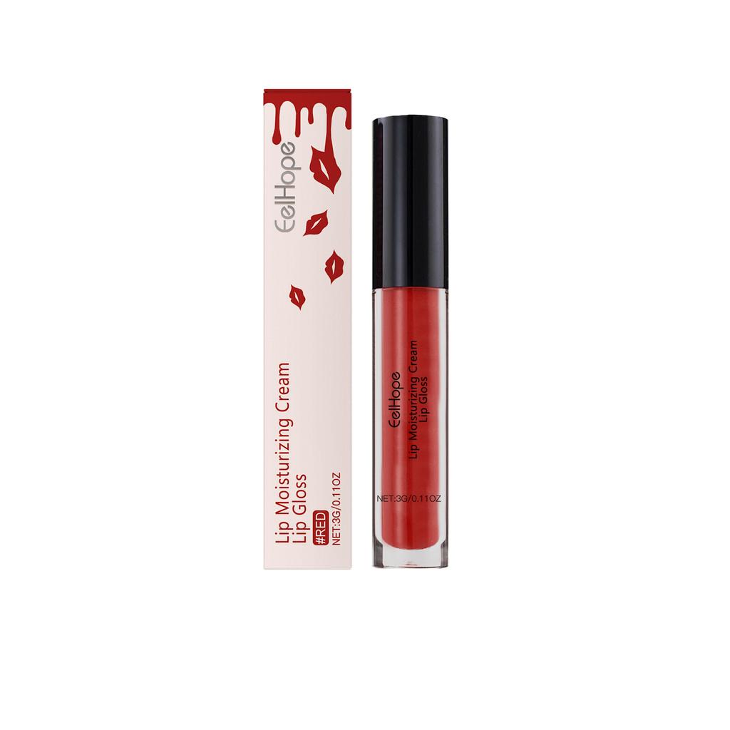 Eelhope Moisturizing Lip Gloss Hydrating Shimmering Colorful Lip Tint Glossy Finish