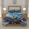 L-L D-Death N-Note Anime Bedding Set Duvet Cover Smooth Polyester Boys Girls Bedroom Decor Single Double Queen King Size