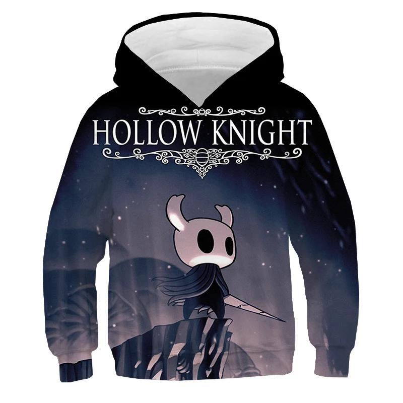Hollow Knight Nadruk Bluzy Bluzy Jesień Polar Pulower Chłopcy Dziewczęta Dres y2k Top Sudadera Bluza Anime Odzież Dziecięca
