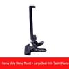 Universal Metal Desktop Stand for Mobile Live Streaming & Photography - Strong Clip, 1/4" Extension