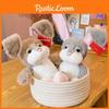 Eared Rabbit Long Plush Toys Cartoon Foldable Dolls Children Birthday Gifts