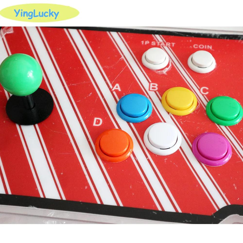Arcade 2 Player Zero Delay Kit Mando Arcade Usb Encoder To Pc Rasberry Pi SANWA Push Button Joystick Usb Arcade Cabinet