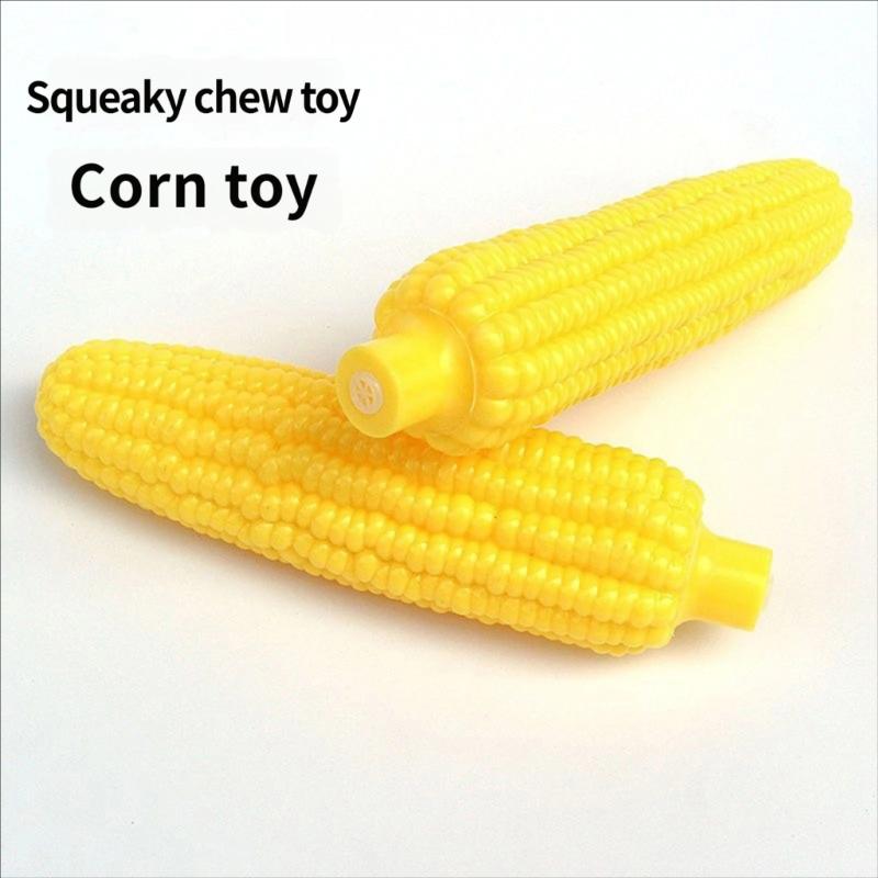 Pet Chew Set with Corn and Peanut Design, Dog Indoor Routine Toy for Daily Relief and Easy Carry Use Indoors