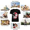 Half Skull Creepy Print Trendy Cool Casual Short Sleeve T-Shirt Pure cotton T-shirt