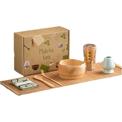 Matcha 7-Piece Set Traditional Japanese Tea Ceremony Tools Whisk Bowl Scoop Frother