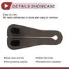 HEROFFIX Car Seat Headrest Car Seat Back Organizer for Water and Shopping Deep Brown Faux Hook, Hook, 1pc, Wallets, Bags, Keys, Bottles, Bags,