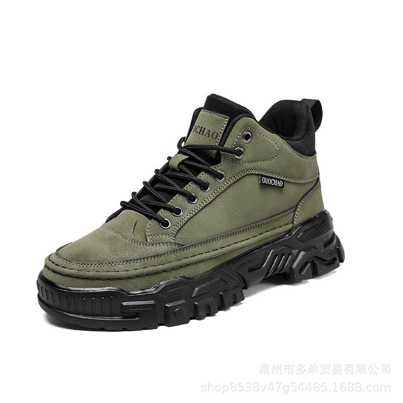 New British Style Low-top Soft-soled Cushioning Sports Trendy Shoes Outdoor Street Shooting Comfortable Casual Boots