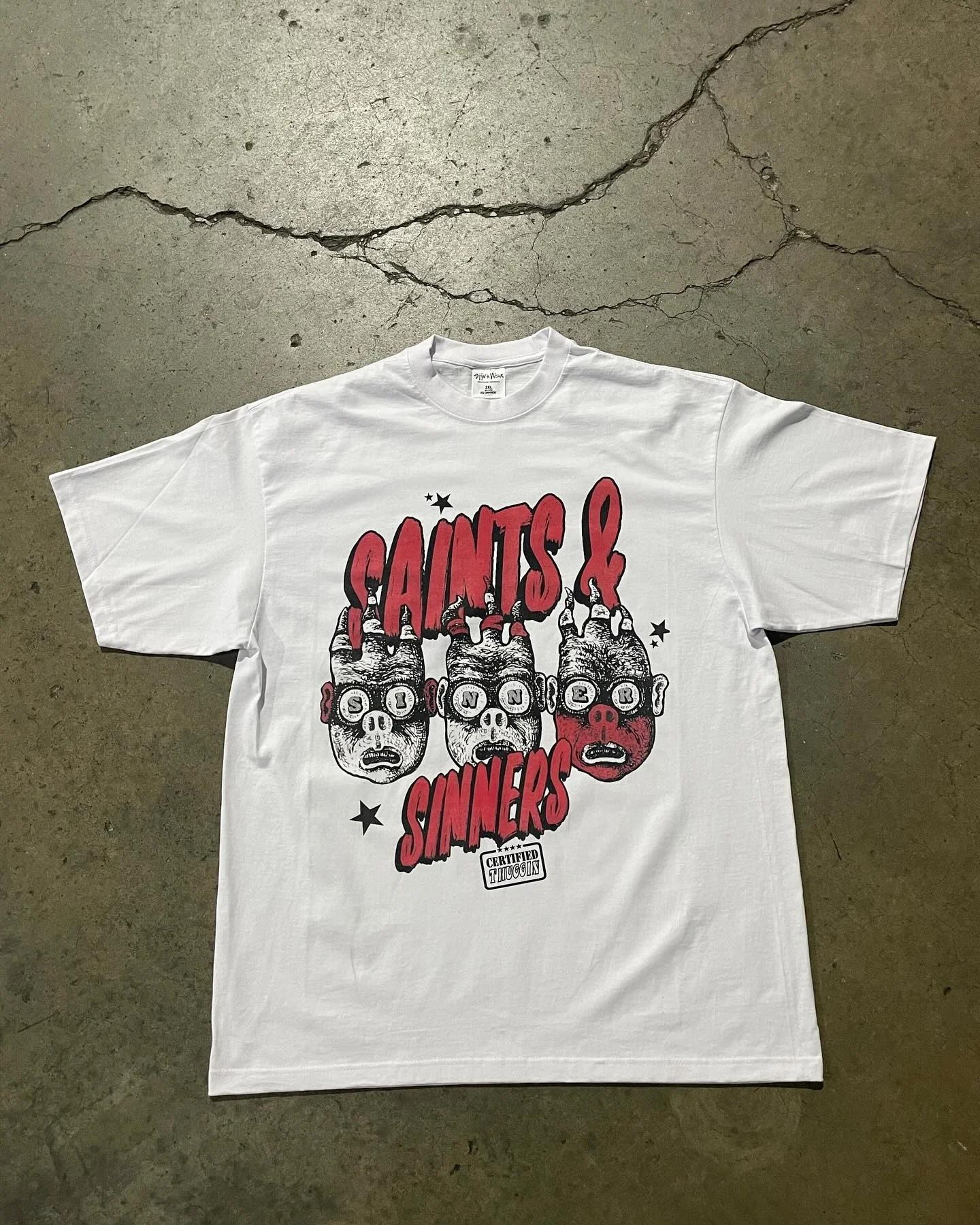 

sherkY2K Trendy Fashion T Shirt Tops Harajuku Goth Character Graphic Print Oversized T Shirt Cotton Short Sleeves Streetwear 4XL